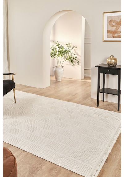 Kaşmir Halı 7/24 İskandinav Tundra 80x300 Cm Bej