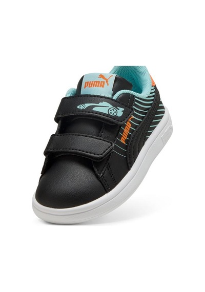 Puma Smash 3.0 Poised 2 Race Bebek Siyah Sneaker