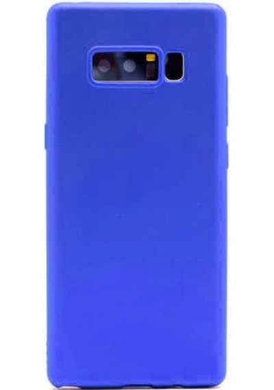 Samsung Galaxy Uyumlu Note 8 Kılıf Esnek Yapılı İnce Slim Silikon Kapak Ryc/premier Lacivert