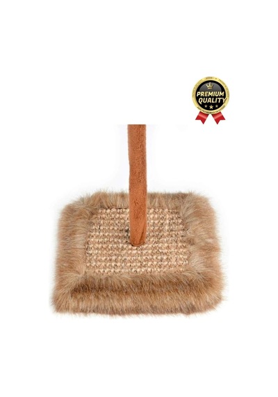 Özel Üretim Dayanıklı Eğlenceli 14x14 Cm En 26 Cm Yükseklik Sesli Oyuncaklı Kedi Tırmalama Tahtası