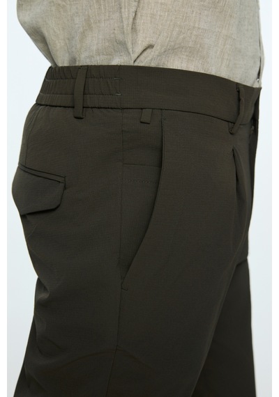 Morven Erkek Haki Polyamid Trend Desenli Slim Fit Pantolon 26ys003006710 Haki