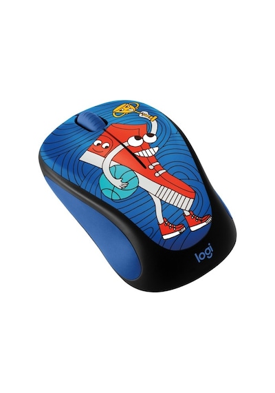 Logitech M238 Kablosuz The Doodle Collection Sneaker Head Mouse