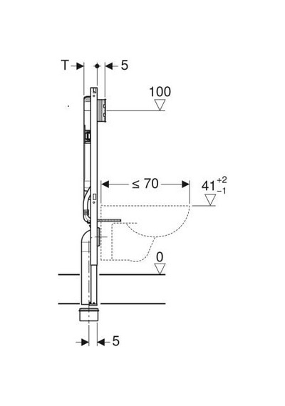 GEBERIT GÖMME REZER.SİGMA 8 CM (2016) DUOFIX 111.796.00.1 Beyaz