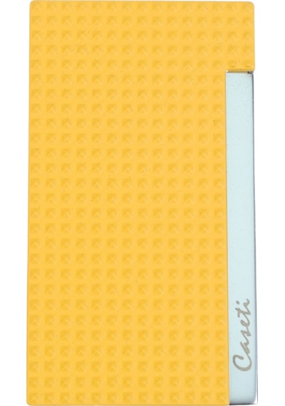 Caseti Tek Torch Perde Alev Sarı Metal Puro Çakmağı