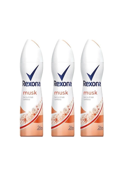 Rexona Musk Kadın Sprey Deodorant 3 x 150 ML