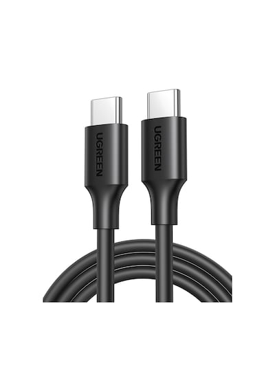 Ugreen Usb-c 60w 3a Qc Pd Hızlı Şarj Kablosu, 0,5 Metre, Siyah, 50996 Standart