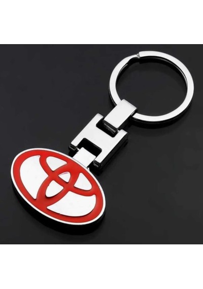 Toyota Kırmızı Metal Anahtarlık Araba Aksesuar Car Keychain