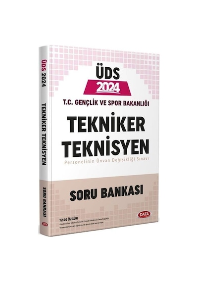 2024 Üds T.c Gençlik Ve Spor Bakanlığı Tekniker Teknisyen Soru Bankası Data Yayınları