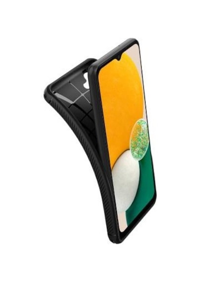 Spigen Galaxy Uyumlu A13 İle Uyumlu Kılıf Rugged Armor Matte Black Siyah