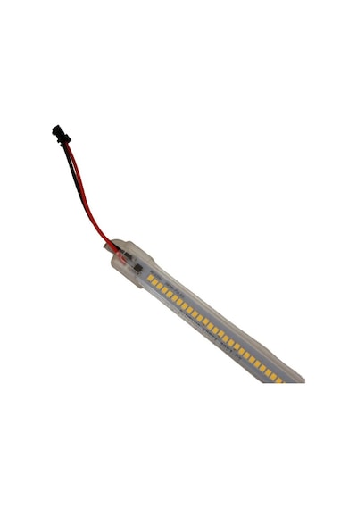 220 Volt 2835 Çubuk Led 30 Cm Kasalı Dim Edilebilir Bar Led 220v Gün Işığı 3000-3200k-şeffaf Cam
