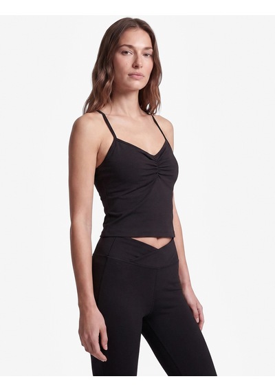 Koton Slim Fit Yüksek Bel İspanyol Paça Spor Tayt Siyah 7wak40103nk