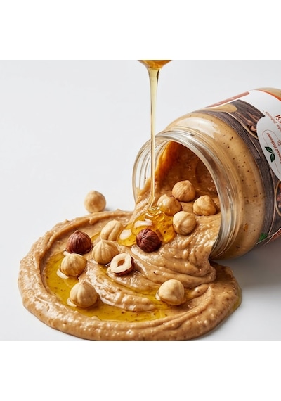 Fındık Ezmesi 400 Gr - Doğal Şekersiz Fındık Ezmesi