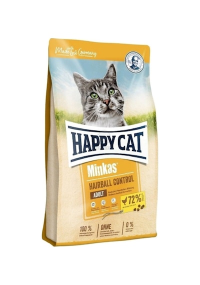 Happy Cat Minkas Hairball Control Tavuklu Yetişkin Kedi Maması 1500 G
