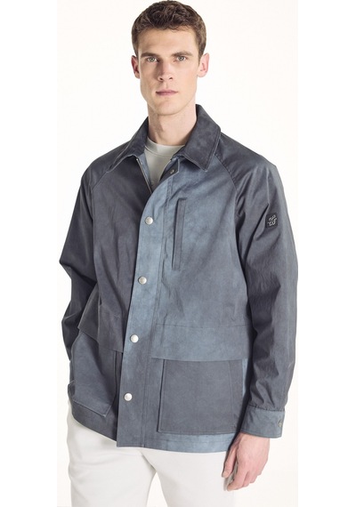 Ted Baker İndigo Erkek Pamuklu Ceket Tbmrow2015