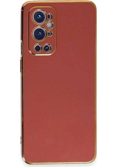 Gld-spt- Newface One Plus 9 Pro Kılıf Volet Silikon - Kırmızı
