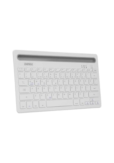 Everest Kb-bt82 Q Kablosuz Beyaz/gümüş Mac/win//ıos Uyumlu Bluetooth Ultra İnce