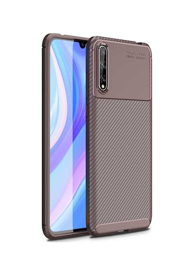 Huawei P Smart S (Y8P) Kilif Karbon Silikon Case 406653312