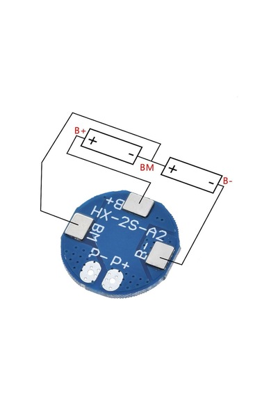 2S 5A 7.4V Bms Pil Koruma Balans Kartı 18650 Lityum Li-İon Batary N11.877