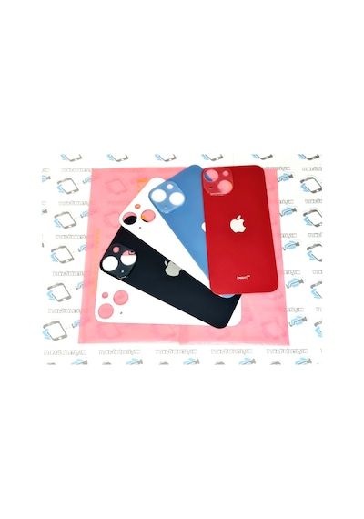 Apple Uyumlu iPhone 13 Mini Arka Pil Batarya Kapağı (Cam)