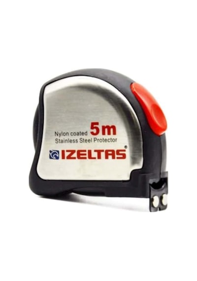 İzeltaş Krom Çelik Metre 5 Metre