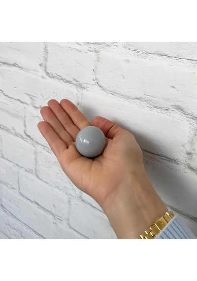 Sert Plastik Düğme Yuvarlak Top Gri Dolap Mobilya Mutfak Dolabı Çekmece Kulbu Kulpu Kulplar