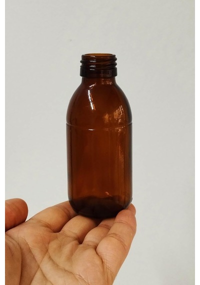Amber Ecza Şişesi, 125 Ml, Kahverengi Cam, Plastik Contalı Kilit Kapak, Hava Ve Sıvı Sızdırmaz, 28mm Ağız Çaplı, Parfüm Demlemek İçin Uygun, 20 Adet 125 Ml, Siyah Kapak
