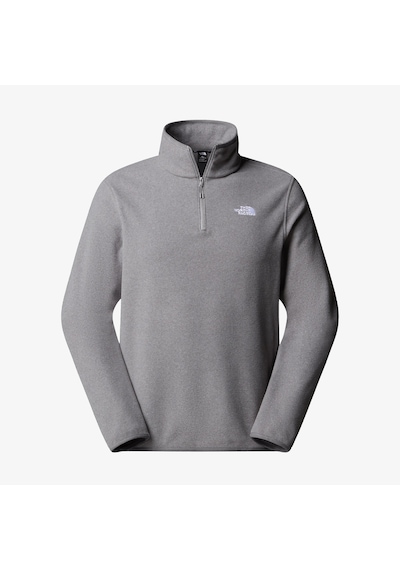 The North Face Glacier Fermuarlı Erkek Gri Polar Ceket Nf0a8d0qcqı1