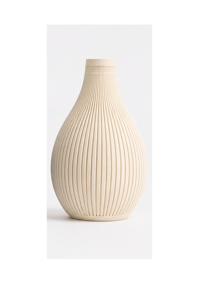 Modern Dekoratif Şık Vazo 20 Cm Pembe Pembe