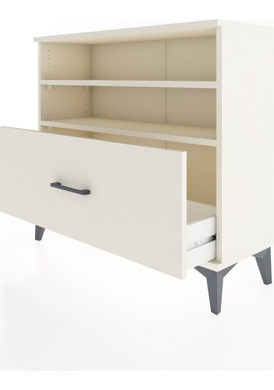 Arges Şifonyer 2 Raflı Tek Çekmeceli 88x30x80 Aytaşı-aytaşı Aytaşı