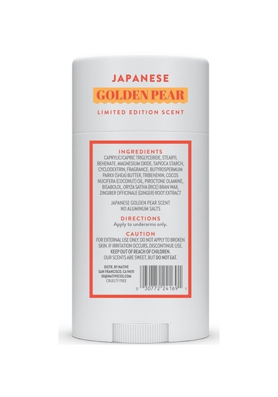 Native Japanese Golden Pear Alüminyumsuz Stick Deodorant 75gr