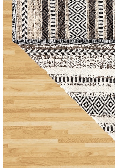 Palermo 6810 Bej Çift Taraflı Yıkanabilir Dokuma Kolay Temizlenir Halı Kilim