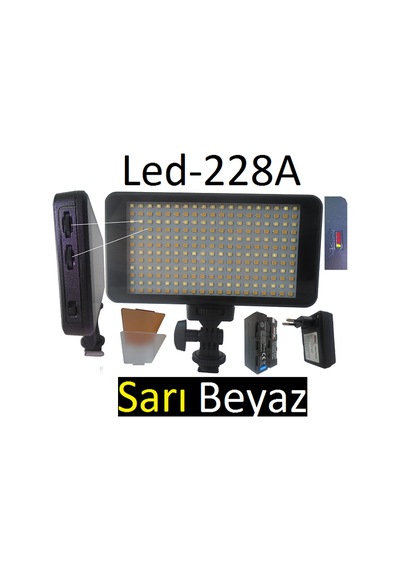 Kameralar için 228 Led Bataryalı Kamera Işığı