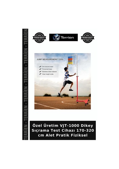 Özel Üretim Vjt-1000 Dikey Sıçrama Test Cihazı 170-320 Cm Alet Pratik Fiziksel Diğer