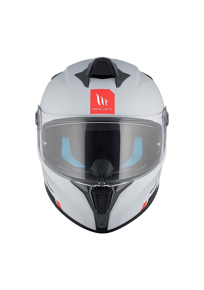Mt Targo S Solid A0 Kapalı Kask Beyaz XL-