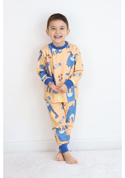 Erkek Pijama Takımı Hardal