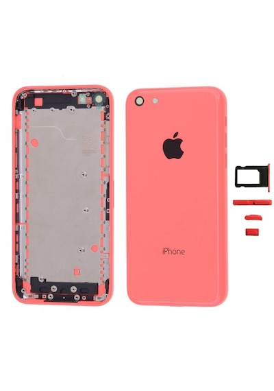 Apple Uyumlu iPhone 5c Boş Kasa Pembe