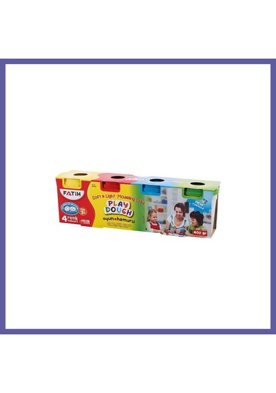 Bezos 400 Gr 4 Lü Oyun Hamuru Nıda Çok Renkli