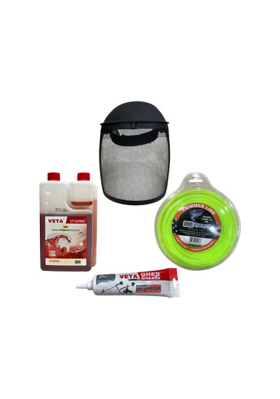 Veta Aksesuar Seti / Veta Gres + Veta 2t Yağ + Maske + Eng Energy Misina
