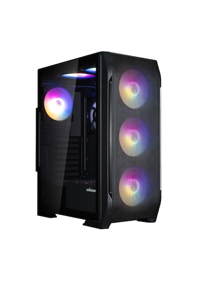 Zalman N7 Plus V2 6 120mm Rgb Fan 700w+80 Plus Siyah Atx Mid Tower Gaming Oyuncu Kasası