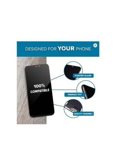 Apple iPhone Uyumlu Xs Oled Ön Oled Ekran Dokunmatik Sıvı Bandı Kırılmaz Tamir Seti Set