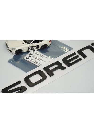 Dk Kia Sorento 2021 2023 Ön Kaput Ve Bagaj 3m Abs Siyah Yazı Logo