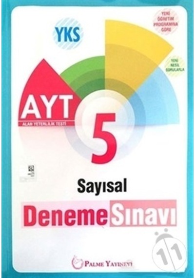 Yks Ayt Sayısal 5 Deneme Sınavı Palme Yayınevi