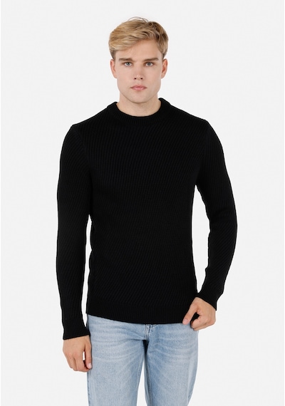 Colin's Colins Siyah Erkek Kazak Cl1071346 Q1.v1 Blk Siyah
