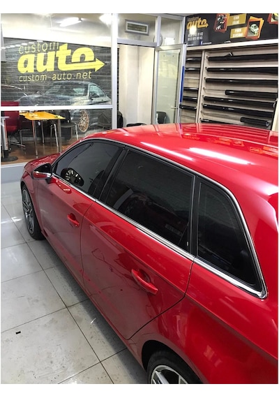 Audi A3 Hb Cam Çıtası Çerçevesi Kromu Nikelajı 2013 Sonrası