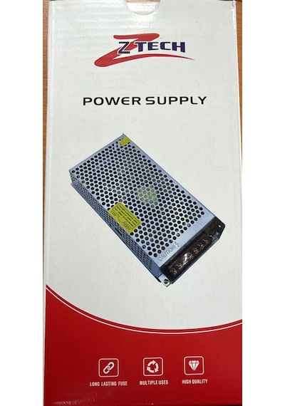 Ztech Zr-1210 12 Volt 10 Amper Metal Kalın Kasa Adaptör