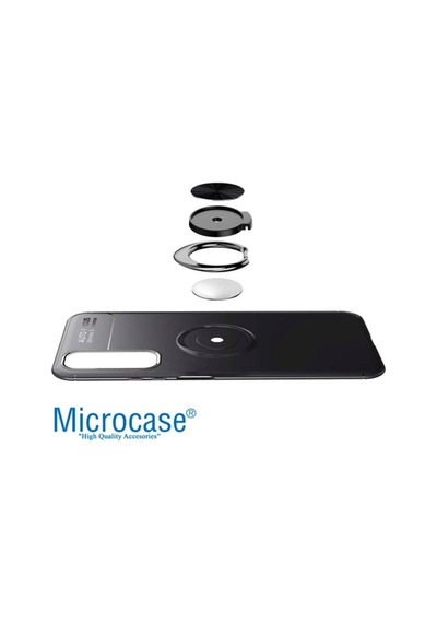 Microcase Huawei Nova 5T-Honor 20 Focus Serisi Yüzük Standl Kilif 446596512