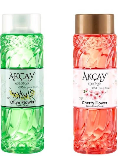 Akçay Zeytin Çiçeği + Japon Kiraz Çiçeği Kolonyası 2 x 400 ML