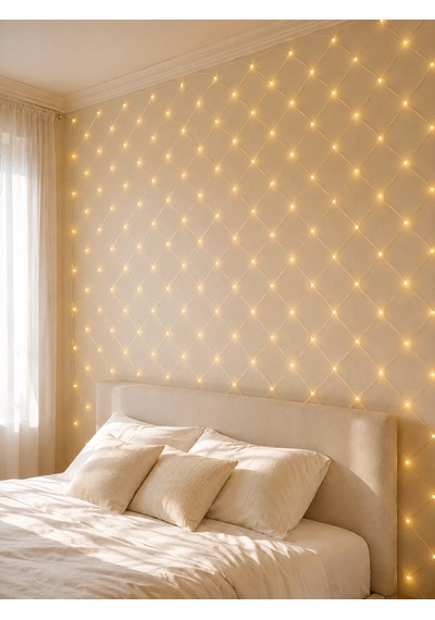 Led Ağ Işık Dekoratif File Aydınlatma Balkon Oda Ve Bahçe Süsleme Yeni Nesil Diğer