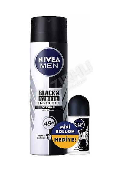 2 Adet Nivea B&w Original Erkek Deodorant 150 Ml + Roll-on 25 Ml Hediye