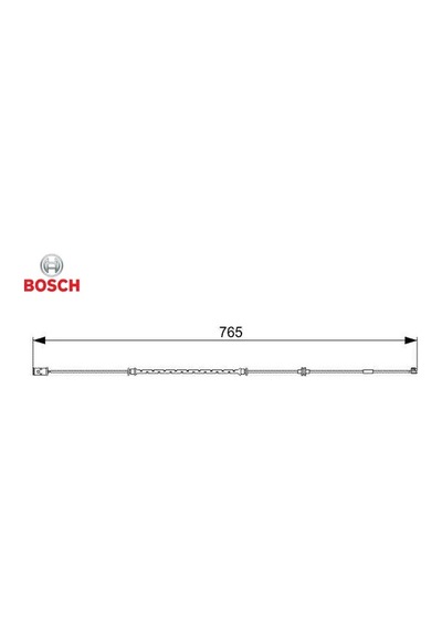Ön Fren Balata Fişi İkaz Kablosu Astra G 99-05 Zafıra 99-05 768mm Bosch 6235674/ 13153473/ 9195064